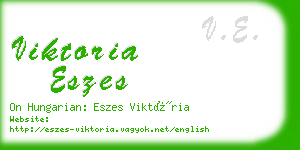 viktoria eszes business card